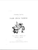 Preview for 2 page of Singer 81K1 Instructions For Using Manual