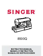 Singer 8500Q Instruction Manual preview