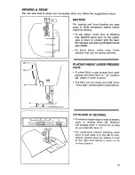 Preview for 21 page of Singer 9134 Instruction Manual