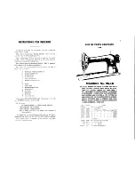 Preview for 3 page of Singer 96-18 List Of Parts