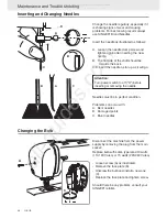 Preview for 46 page of Singer 96742 Operation And Safety Notes