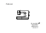 Preview for 1 page of Singer 991C Parts List