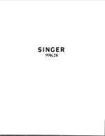 Singer 99K28 List Of Parts preview