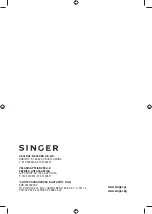 Preview for 12 page of Singer CJ-100INOX Instruction Manual