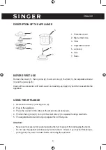 Preview for 4 page of Singer CJ4014 Instruction Manual