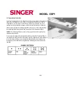 Предварительный просмотр 9 страницы Singer COMPACT STEAM PRESS CSP1 Instruction Manual