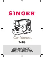 Preview for 1 page of Singer Confidence Quilter 7469Q Instruction Manual