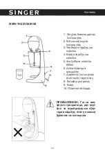 Предварительный просмотр 10 страницы Singer DM-100W-SIM Instruction Manual