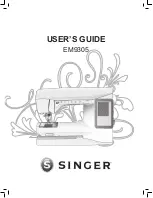 Singer EM9305 User Manual предпросмотр