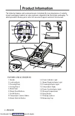 Preview for 4 page of Singer ESP36 Instruction Manual