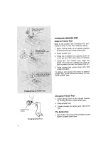 Preview for 8 page of Singer Futura II 920 User Manual