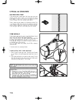 Предварительный просмотр 114 страницы Singer Futura SES2000 Instruction Manual