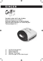 Singer Grill For All 3 in 1 Instruction Manual предпросмотр