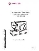 Singer Heavy Duty 5554 Service Manual preview