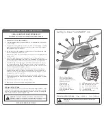 Preview for 2 page of Singer Household Steam Iron Instruction Manual