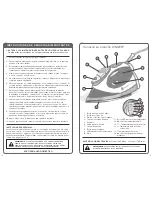 Preview for 10 page of Singer Household Steam Iron Instruction Manual