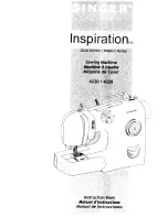 Singer Inspiration 4220 Instruction Book preview