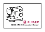 Preview for 1 page of Singer M2600 Instruction Manual