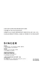 Предварительный просмотр 48 страницы Singer Mega Dry SDHM-25L-50DI Instruction Manual