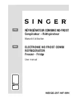 Preview for 1 page of Singer NEIGE-297-NF-WH User Manual