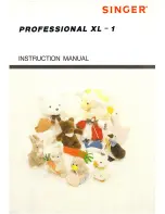 Singer Professional XL-1 Instruction Manual preview