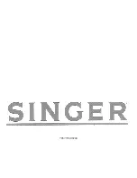 Предварительный просмотр 1 страницы Singer Quantum 9240 Instruction Manual