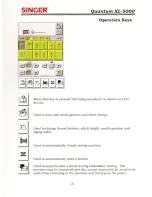 Preview for 5 page of Singer QUANTUM XL-5000 Workbook