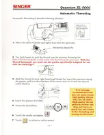 Preview for 11 page of Singer QUANTUM XL-5000 Workbook