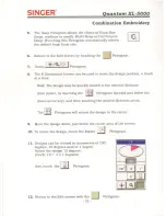 Preview for 34 page of Singer QUANTUM XL-5000 Workbook