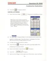 Preview for 36 page of Singer QUANTUM XL-5000 Workbook