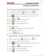 Preview for 46 page of Singer QUANTUM XL-5000 Workbook