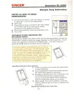 Preview for 48 page of Singer QUANTUM XL-5000 Workbook