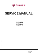 Singer S0100 Service Manual preview