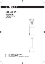 Singer SB-500WH Instruction Manual preview