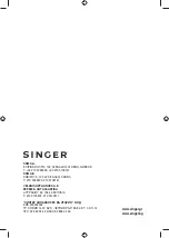 Preview for 16 page of Singer SB-500WH Instruction Manual