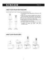 Предварительный просмотр 7 страницы Singer SBS-1000RBIN Instruction Manual