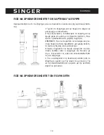 Предварительный просмотр 14 страницы Singer SBS-1000RBIN Instruction Manual