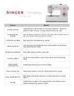 Preview for 1 page of Singer Scholstic 5523 Features & Benefits