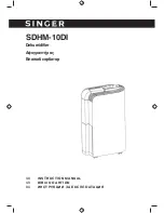 Singer SDHM-10DI Instruction Manual preview