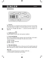 Предварительный просмотр 8 страницы Singer SDHM-10DI Instruction Manual