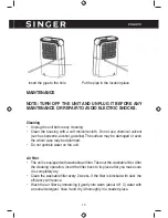 Предварительный просмотр 13 страницы Singer SDHM-10DI Instruction Manual