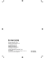 Предварительный просмотр 52 страницы Singer SDHM-10DI Instruction Manual