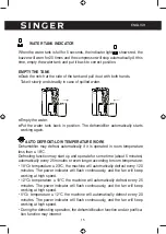 Предварительный просмотр 15 страницы Singer SDHM-10L SMART OUT Instruction Manual