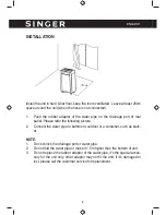 Preview for 6 page of Singer SDHM -10M Instruction Manual