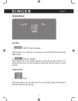 Preview for 8 page of Singer SDHM -10M Instruction Manual