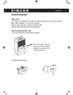 Preview for 9 page of Singer SDHM -10M Instruction Manual