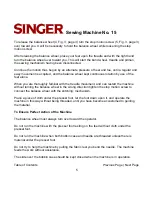 Preview for 5 page of Singer SEWING MACHINE NO. 15 Manual