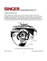 Preview for 10 page of Singer SEWING MACHINE NO. 15 Manual