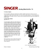 Preview for 11 page of Singer SEWING MACHINE NO. 15 Manual