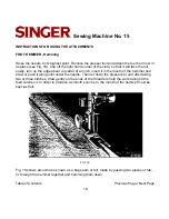 Preview for 18 page of Singer SEWING MACHINE NO. 15 Manual